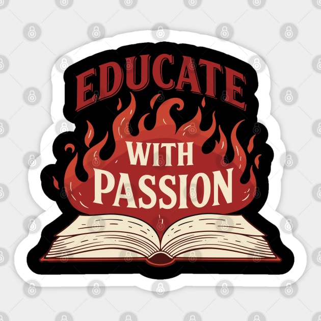 Educate With Passion Sticker by enrynz